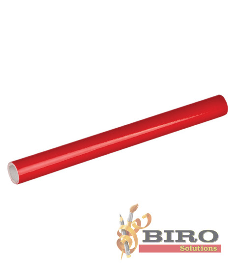 Copertă ZIBI pentru cărți, rulou (33cm*1,5m), roșie